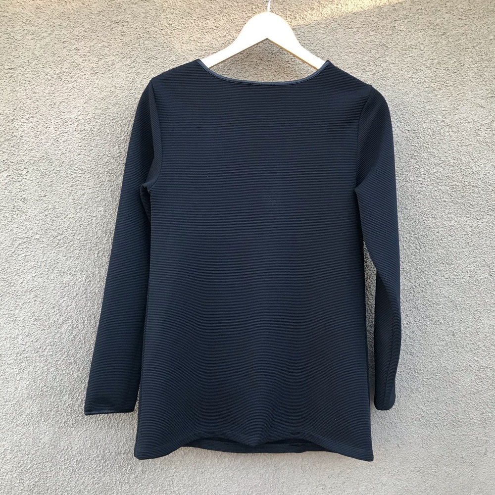- - StudioM black long blouse for women size Small